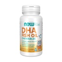 NU Mattilskudd, DHA Kids 100 mg, støtter hjernens helse*, Fruit Flavor, 60 Chewable Softgels, emballasje kan variere