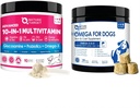 NATURE TARGET hund vitaminer pulver - Omega 3 fiskeolje for hunder