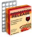 Miers Lab Indigestion Relief Kapsler, Homøopatiske Tabletter for Heartburn Relief, Sikker og effektiv, raskt fungerende, 32 tabletter