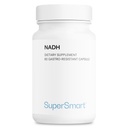 Supersmart - NADH 5mg per dag (redusert Nicotinamide Adenine Dinucleotid) - NADH Supplement - Energipiller | Ikke-GMO & Glutenfri - 60 forsinket releasekapsler