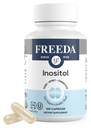 FREEDA Pure Inositol Capsules - Myo-Inositol for Hormonal Balance, Ovarian funksjon & Mood Support - Kosher, Vegetarian, laget i USA - 100 greve, 100-dagers forsyning - Støtter Membrane Health