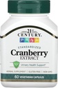 21. århundre Cranberry ekstrakt, standardisert, 60 vegetariske kapsler