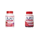 AZO Cranberry Urin Tract Helse Softgels & Gummies, 1 Softgel/Gummy = 1 Glass Cranberry Juice, Sukkerfri, Ikke-GMO, 100 Softgels & 72 Gummies