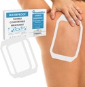 Houseables Vanntett Bandages, Transparent Film Dressing, Vanntett Bandages Post Kirurgisk, 6x8, Sårdeksel, Transparent kjole, Sårdeksel for dusj, Vannproof lapper for huden, Stor