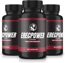 (3 Pakke) ErecPower for menn, Offisielle ErecPower piller, Alt naturlig mannlige Supplement, Kapsel til å øke energi og generell helse, Erec Power Support for Peak Performance, Vitamin, Review (180 Kapsler)