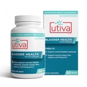 Szio+ Utiva Bladder Helse - kontrolltilskudd for overaktive bladder og nedre urinveistraktur helse - klinisk bevist å redusere frekvens og urenhet - 60 kapsler