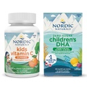 Nordic Naturals Starter Pack - Barns DHA Veg Gummy Chews og Kids Vitamin C Gummies