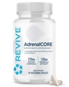 Revive MD Adrenal Support Supplements for tretthet - Naturlig Cortisol Manager & Supplement med Rhodiola Rosea & Ashwagandha fremmer energinivå og mental ytelse - Menn og kvinner - 30 Services