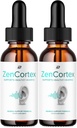 ZenCortex Tinnitus øredråper - ZenCortex 24, Zen Cortex flytende dråper, ZenCortex anmeldelser, ZenCortex drops for ørerelief (2 Pack - 2 måneders forsyning)