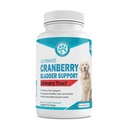 Wanderfound Kjæledyr Ultimate Cranberry Bladder UTI Support Supplement for hunder - Hund Urinact infeksjon Inkontinens Formel med Cordyceps Mushroom - Bacon & Liver Flavor - 90 Chewable Tabletter