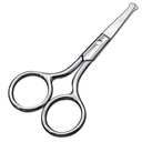 Små Scissors Med Rund Tip Design - Profesjonell Grooming for Hår, Øyevipper, Nese, Øyebryn Trimming, Mustache - vil ikke skade Nasal Cavity