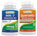 Beste Naturals MK-7 100 mcg & Quercetin med Bromelain