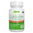 Igenus Advanced Curcumin C3 Complex, 300% større absorpsjon og rask opptak, 95% standardisert ekstrakt, 90 serveringer, ren etikett, vegansk kosttilskudd, 1-a-dag, 90 kapsler