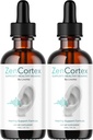 LIVORKA ZenCortex Drops, flytende kosttilskudd for ørehelse, støtter sunn hørsel, 2 flasker i 60 dager - Pakke med 2