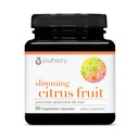 Youtheory Slimming Citrus Frukt - Vegan Helse Supplement med kromium - Støtter total velvære* - Dairy, Soya & Glutenfri - 60 Vegetariske kapsler