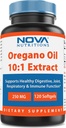 Nova Nutritions Oregano Oil 250 mg 10:1 Ekstrakt - Ikke-GMO & Glutenfri - Olje av Oregano piller - Immunstøtte - 120 Softgels