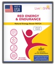 Rød energi og utholdenhet - naturlig energi - USA laget - 30 lapper