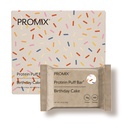 Protein Puff Bars - Bursdag Cake - Marshmallow Crispy Treat - Great Tasting & Sunn on the Go Snack - høy protein & lav kalorie - Gratis fra Gluten, Soya, & Corn - 12 Bars