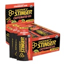 Honning Stinger Strawberry Kiwi Energy Gel, Koffeinert og glutenfri med økologisk honning, for øvelse, løping og ytelse, Sportsnæring for hjem & gym, Før og midt trening, 24 Pack