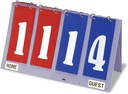 Tandem Sport 2 Digit Score Keeper - Score Flipper for Volleyball, Basketball, Baseball og fotball - Bordtopp Easy Flip Scoreboard