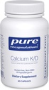 Ren innkapslinger Kalsium K/D | Supplement for beinstyrke, immunsystem, kolon og kardiovaskulær helse* 60 kapsler