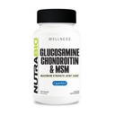 NutraBio Glukosamine Chondroitin & OptiMSM Supplement, Joint Support Formula - 120 Kapsler (120 Count)