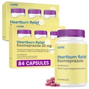 Curist Esomeprazol 20mg Kapsler Forsenet-Respect 84 Count - Acid Reflux medisin for Heartburn Relief - To pakker med 42 Count Capsules (84 Totalt) - Acid Reflux Relief