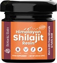 Ren Himalayan Shilajit Resin for menn og kvinner, 85+ Spor Mineraler, 75 %+ Fulvic Acid for energi øker og immunstøtte, Himalayan Resin Ayurveda Produkt - 1,06 oz