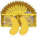 Under Øyelapper for Puffy Eyes, 20 Par Øyemasker for mørke sirkler og Puffiness 24k Gull Øyelapper med kollagen for øyeposer rundt øynene (Eye Patches A)