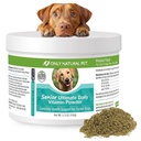 Bare naturlig kjæledyr Senior Ultimate Daily Canine Vitamin Supplement for hunder Komplet Holistisk Helse Support - laget i USA, 5,3 oz Tyrkia Flavored pulver