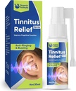 TUHIMO Tinnitus Rëliëf for ringe ører, Naturlig effektiv Tinnitus behandling Spray,30ml-Blue