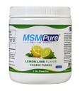 KALA Helse MSMPure sitron Lime Flavored Coarse MSM pulverflasker - US-Made MSM for felles helse, hud utseende, og hår & negle støtte - 1 lb, organisk svovel