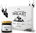 Shilajit ren Himalayan Organic Shilajit Resin, Gold Grade for menn og kvinner, støtter energiproduksjon og vitalitet med 85+ spormineraler og fulvsyre, 75 serveringer, 2,5 måneders forsyning.