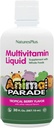 NaturesPlus Animal Parade Kilde til livets flytende multivitamin - Tropisk Berry Flavor - 30 fl oz - Hele mattilskudd - Vegetarisk, Glutenfri - 60 Serveringer