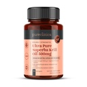 Ultra ren superba krillolje 500mg x 120 kapsler - kildet i de upoluterte vann i Antarktis som gir en rik forsyning av Astaxanthin, Omega 3 og vitamin D