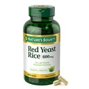 Naturens Bounty rød yeast ris, Herbal Supplement, 600mg, 250 kapsler