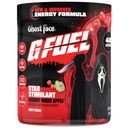 G Drivstof Ghost Face Energi Drikkepulver, Pre Workout Koffein Mix for spill, Sukker Free Focus Amino, Vitamin + Antioksidanter, 9,9oz (Cherry Green Apple, 40 Serveringer)