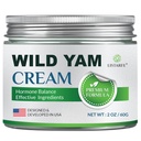 Wild Yam krem for hormonbalanse, organisk vill yam krem for kvinner for varme blits og natt sweats menopause relief, 2 oz