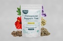 Menopause støtte te | Kjøleavlastning for varme blits, nattsviter, Mood Swings, hvilefull søvn | Med svart cohosh, rød Clover, Sage | 100% organisk | Hibiscus Mint Flavor | 30 Teposer