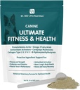 Dr. Bills Canine Ultimate Fitness & Helse Vitaminer for hunder | Multivitamin for hunder w/Coenzym Q-10, vitamin E, vitamin D-3, Biotin, Folsyre, Hyaluronsyre Hunde vitaminer og kosttilskudd 680g