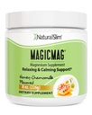 NaturalSlim Magicmag Pure Magnesium Citrat pulver Stress, stomatisering, muskel, hjertehelse og søvn støtte | Honning Kamille Magnesium Supplement - 8oz Drink Mix (Solo)