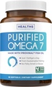 Omega 7 Supplement for kvinner og menn - høy potens og renhet Palmitoleic Acid Fatty Acid Fish Oil Supplement fra patentert Provinal med laveste Palmitic Acid - Sustainable Sourceed (3 måneders forsyning)