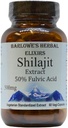 Barlowe's Herbal Elixirs Shilajit Ekstrakt | 500 mg per kapsel | 50% Fulvic Acid | Mineral-Rich Himalayan Supplement for vitalitet og velvære | 60 Vegan Kapsler | Ikke-GMO, Glutenfri, Glassflaske