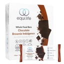 EquiLife - Hele matbarene, Paleo & Vegansk proteinbarer, økologiske ernæringsbarer, 6 g protein, under 200 kalorier, rik kokoaflavor, reise-størrelse, glutenfri, soya-fri (Chokolate Brownie, 9 greve)