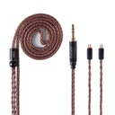 YINYOO øretelefon erstatning kabel 16 kjerner enkelt krystal kobber kabel øretelefon kabel for kz zst zs10-pro zsn-pro-x edx-pro zs10-pro-x dqs cca CRA c10 c12(2pins, 3,5 mm Jack)