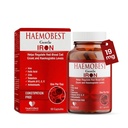 HelseBeste høy styrke Gentle Iron Capsules 100mg |Slow Release jern for raskere absorpsjon, ikke-forstoppende  Vitamin Vitamin C, B12, Folate Sink & Selenium for Anemia, Hemoglobin & Immune Support |60 Count