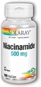Niacinamid 500mg Solaray 100 VegKaps