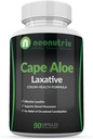 Cape Aloe Naturlige Laxatives for healing Relief- fremmer sunn Bowell Bevegelse- Supplement for menn og kvinner - Herbal Detox - 90 Kapsler - laget i USA av Neonutrix