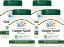 21st Century Grape Frø Ekstrakt Veg Kapsler, 60 greve (21378) (pakke med 4)