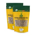 Blodrensende LifeBoost Te Organic-Cleanses & støtter naturlig fjerning av overflødig avfall kjemikalier fra blodstrømmen Echinacea Kamille. Herbal Supplement